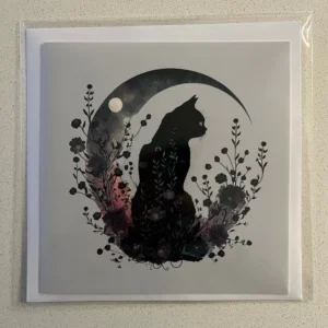 Carte Chat perché sur la Lune