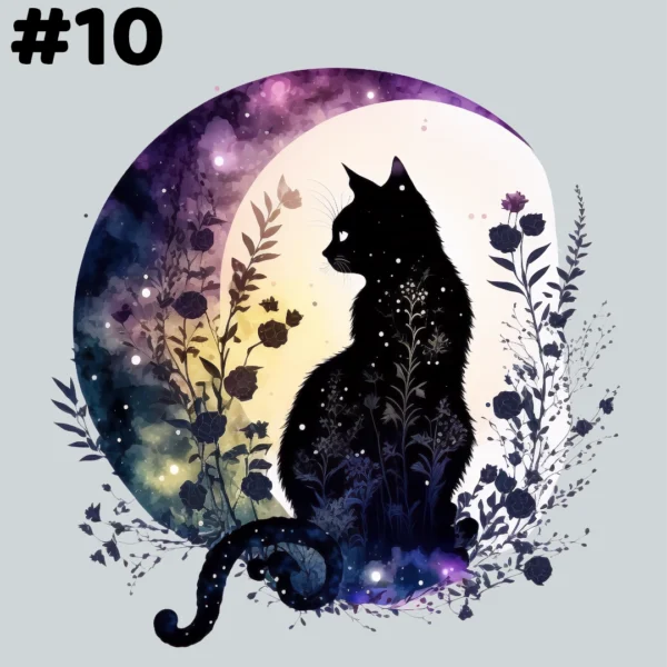 Carte Chat perché sur la Lune #10