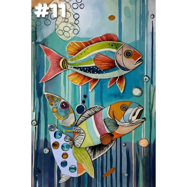 Poissons Cubistes #11