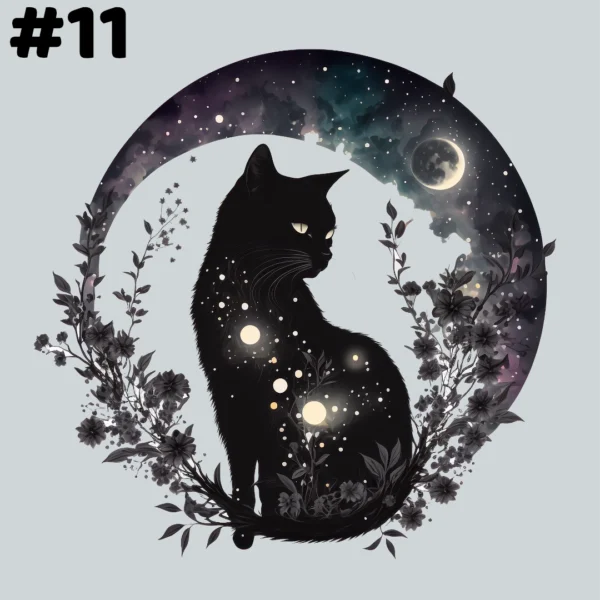 Carte Chat perché sur la Lune #11