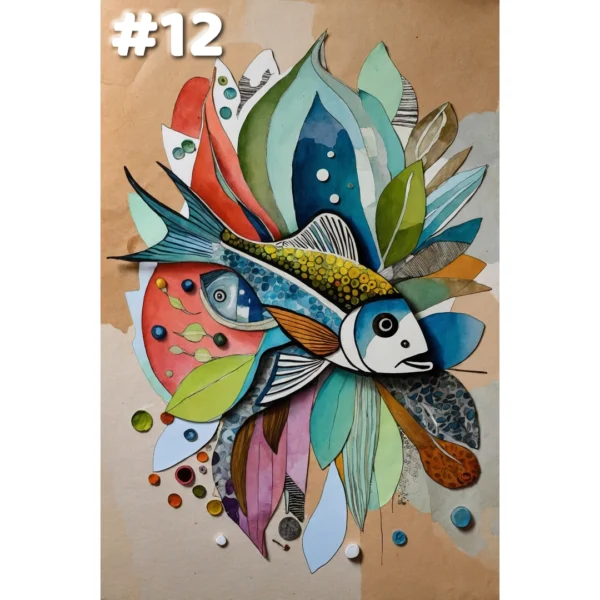 Poissons Cubistes #12