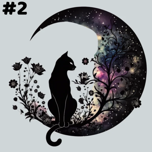 Carte Chat perché sur la Lune #2