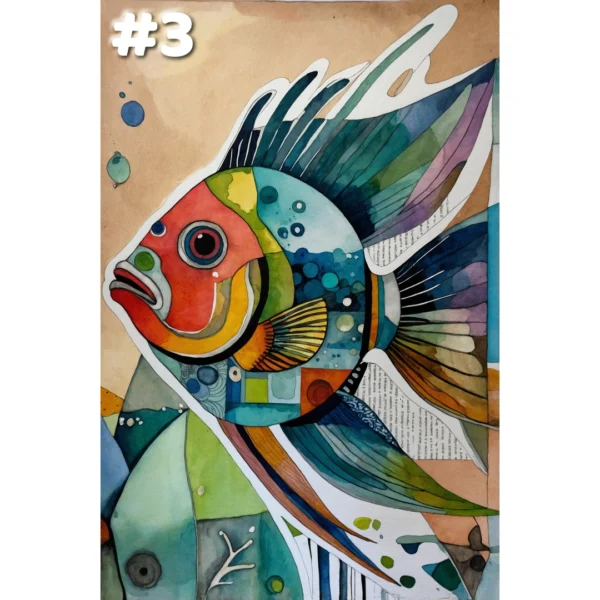 Poissons Cubistes #3