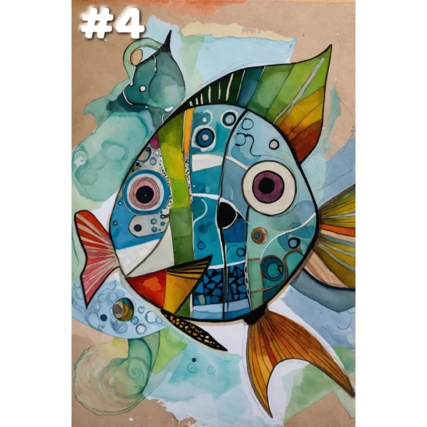 Poissons Cubistes #4