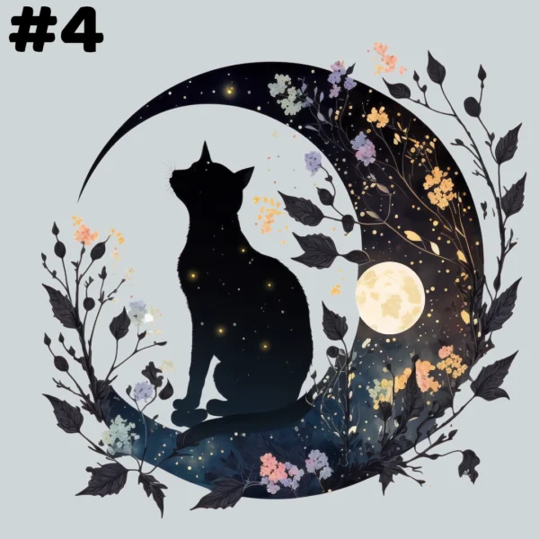 Carte Chat perché sur la Lune #4