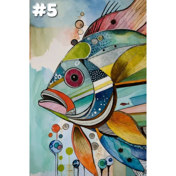 Poissons Cubistes #5