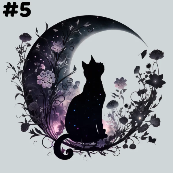 Carte Chat perché sur la Lune #5