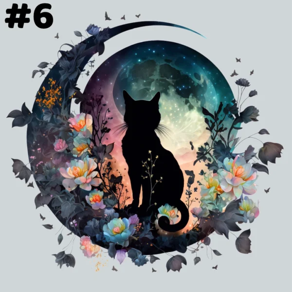 Carte Chat perché sur la Lune #6