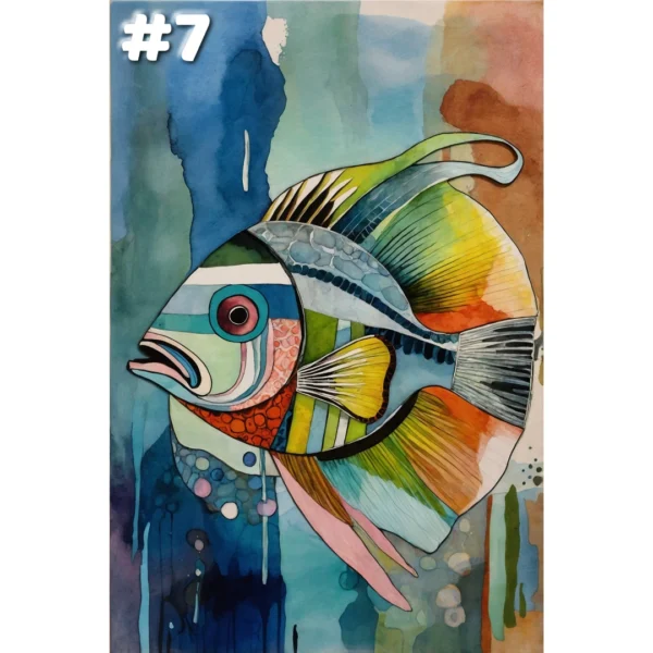 Poissons Cubistes #7