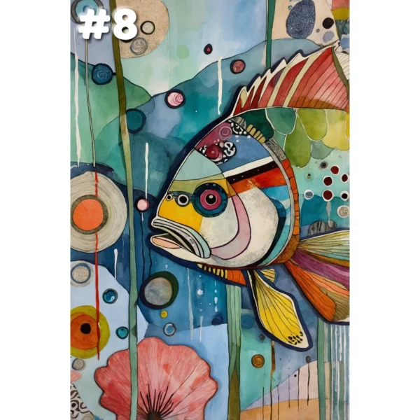 Poissons Cubistes #8