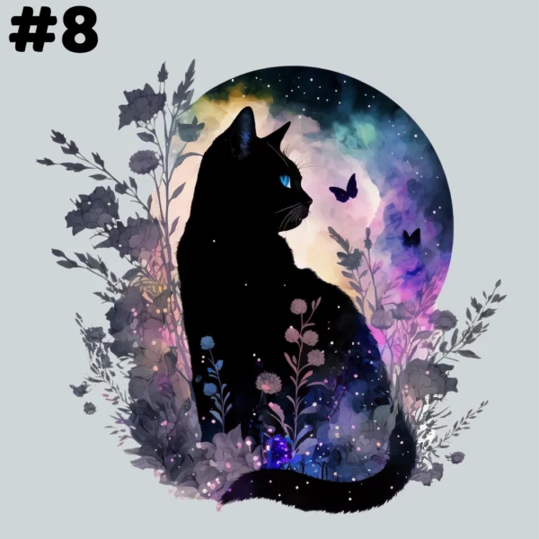 Carte Chat perché sur la Lune #8