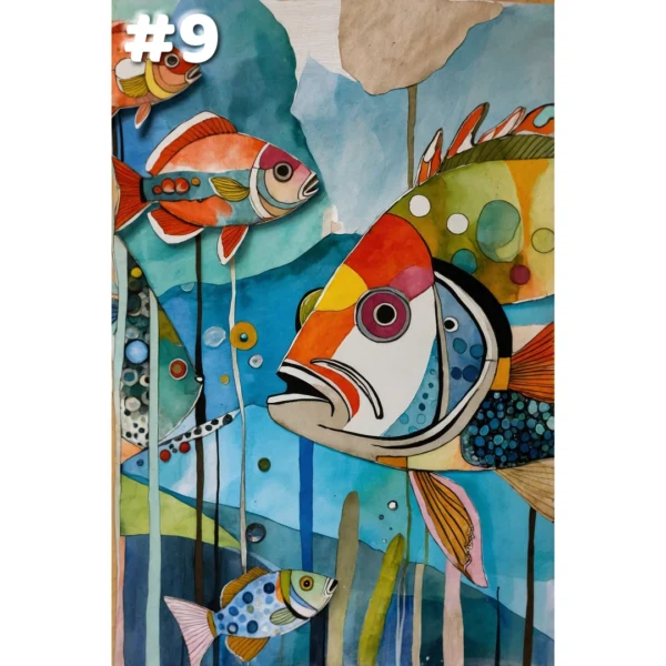 Poissons Cubistes #9